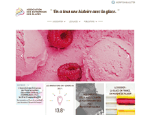 Tablet Screenshot of les-glaces.com